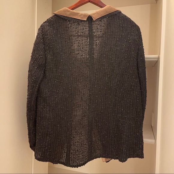 Vintage Akris Open Knit Layered Cardigan - Picture 5 of 9